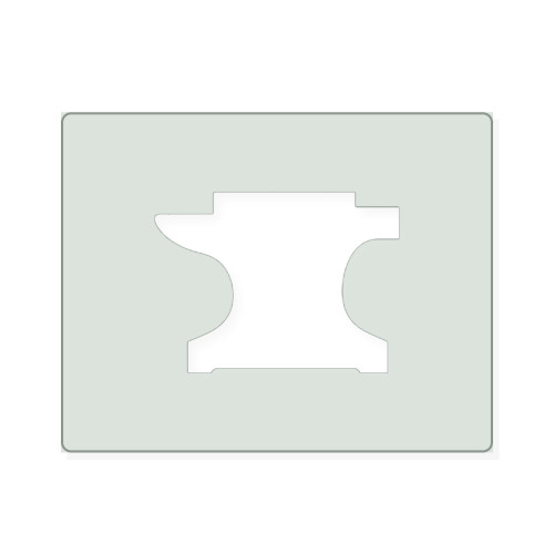 Anvil 2 Reusable Mylar Stencil, 10 mil Plastic Paint Stencil for Crafts and Decor