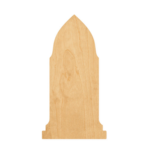 Arch Sign Wood Cutout for Crafts, Unfinished Baltic Birch Craft Shape