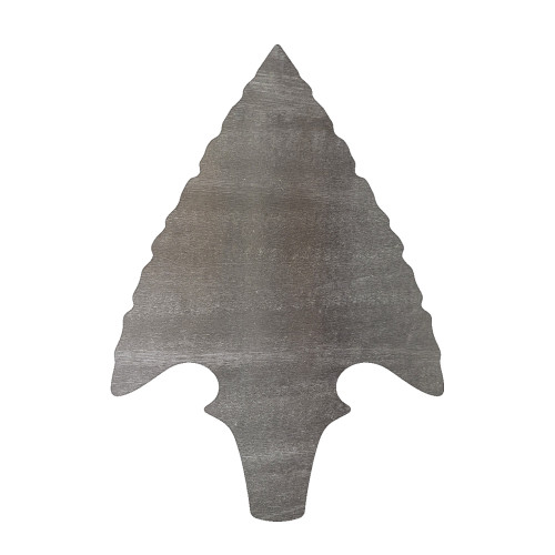 Arrowhead 1 Steel Cutout Shape, Raw Metal Wall Art and Craft Supply