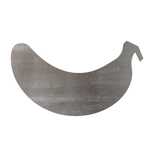 Banana 2 Steel Cutout Shape, Raw Metal Wall Art and Craft Supply