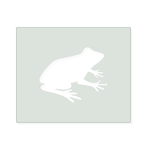 Frog 3 Reusable Mylar Stencil, 10 mil Plastic Paint Stencil for Crafts and Decor