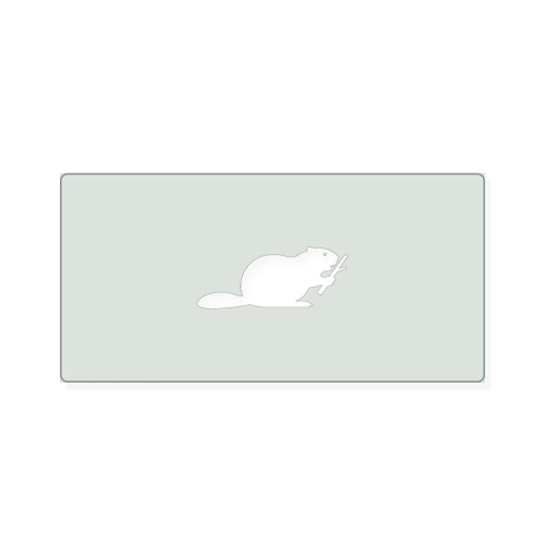 Beaver 2 Reusable Mylar Stencil, 10 mil Plastic Paint Stencil for Crafts and Decor
