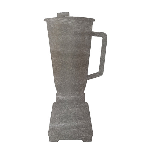 Blender Steel Cutout Shape, Raw Metal Wall Art and Craft Supply