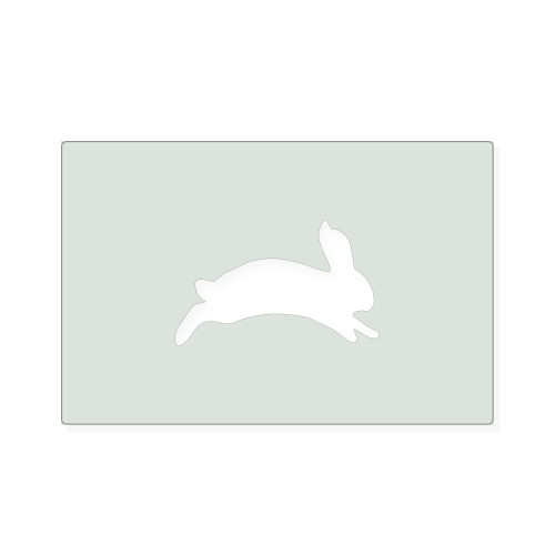 Bunny 4 Reusable Mylar Stencil, 10 mil Plastic Paint Stencil for Crafts and Decor
