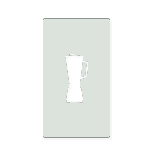 Blender Reusable Mylar Stencil, 10 mil Plastic Paint Stencil for Crafts and Decor