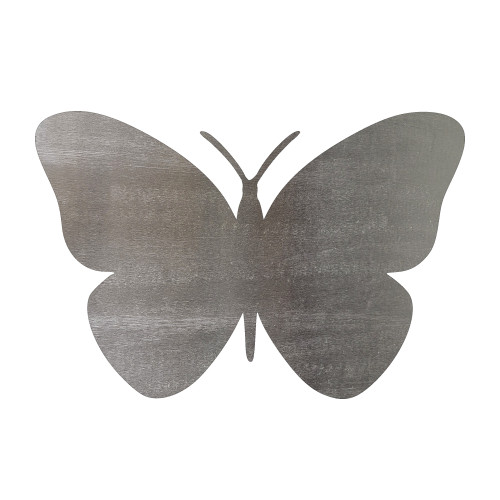 Butterfly 4 Steel Cutout Shape, Raw Metal Wall Art and Craft Supply