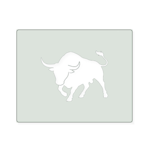 Bull 6 Reusable Mylar Stencil, 10 mil Plastic Paint Stencil for Crafts and Decor