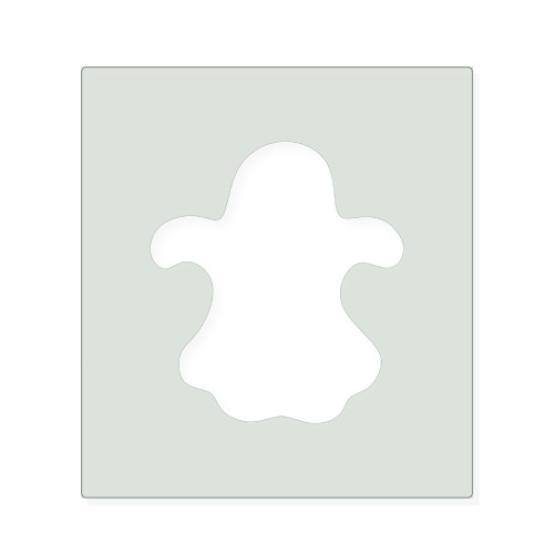 Ghost 6 Reusable Mylar Stencil, 10 mil Plastic Paint Stencil for Crafts and Decor