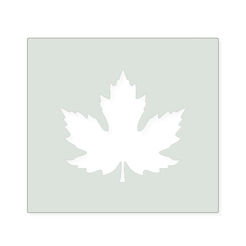 Maple Leaf 4 Reusable Mylar Stencil, 10 mil Plastic Paint Stencil for Crafts and Decor