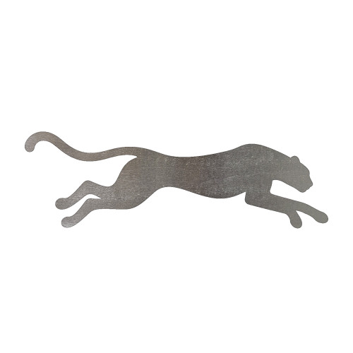 Cheetah Steel Cutout Shape, Raw Metal Wall Art and Craft Supply