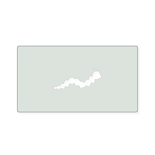 Caterpillar 2 Reusable Mylar Stencil, 10 mil Plastic Paint Stencil for Crafts and Decor
