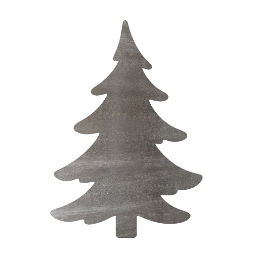 Christmas Tree 5 Steel Cutout Shape, Raw Metal Wall Art and Craft Supply