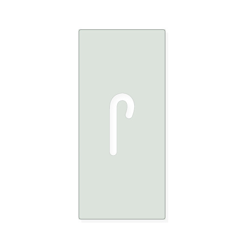 Candy Cane 2 Reusable Mylar Stencil, 10 mil Plastic Paint Stencil for Crafts and Decor