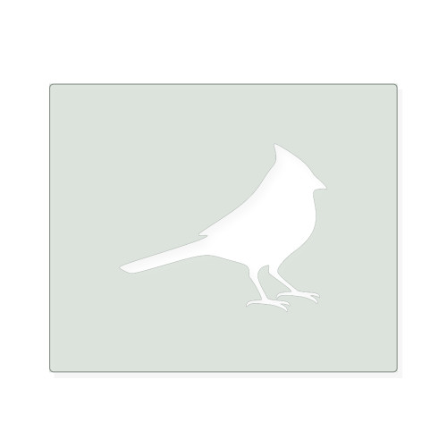Cardinal 5 Reusable Mylar Stencil, 10 mil Plastic Paint Stencil for Crafts and Decor