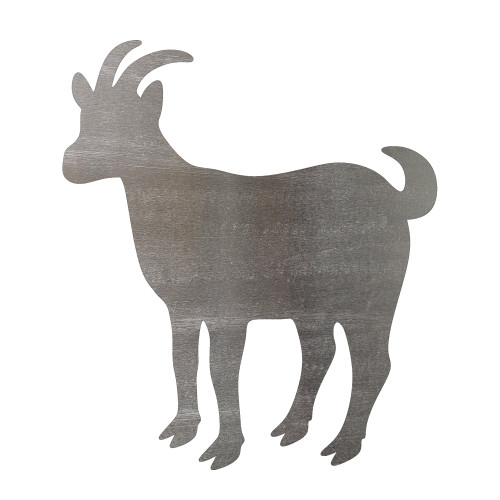 Goat 4 Steel Cutout Shape, Raw Metal Wall Art and Craft Supply