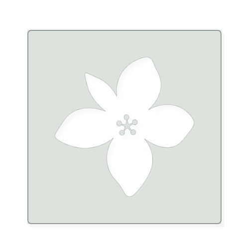 Cherry Blossom Reusable Mylar Stencil, 10 mil Plastic Paint Stencil for Crafts and Decor
