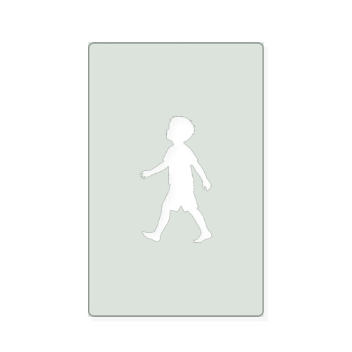 Child Reusable Mylar Stencil, 10 mil Plastic Paint Stencil for Crafts and Decor