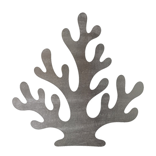 Coral Steel Cutout Shape, Raw Metal Wall Art and Craft Supply