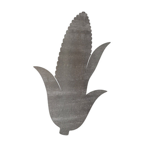 Corn 2 Steel Cutout Shape, Raw Metal Wall Art and Craft Supply