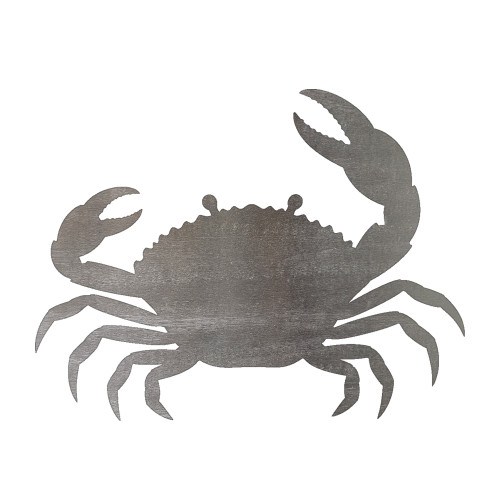 Crab 1 Steel Cutout Shape, Raw Metal Wall Art and Craft Supply