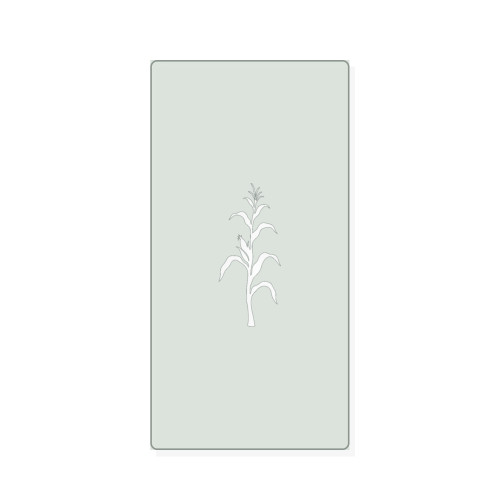 Corn Stalk Single Reusable Mylar Stencil, 10 mil Plastic Paint Stencil for Crafts and Decor