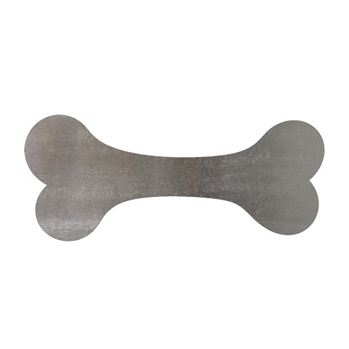 Dog Bone 3 Steel Cutout Shape, Raw Metal Wall Art and Craft Supply