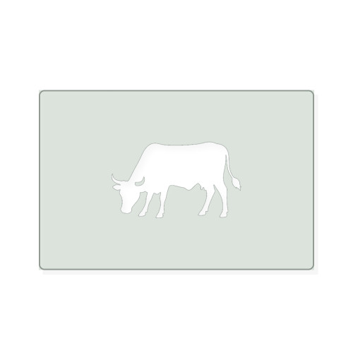 Cow 1 Reusable Mylar Stencil, 10 mil Plastic Paint Stencil for Crafts and Decor