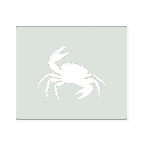 Crab 3 Reusable Mylar Stencil, 10 mil Plastic Paint Stencil for Crafts and Decor