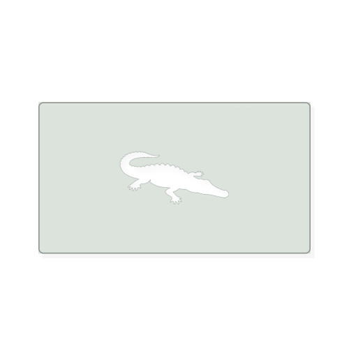 Crocodile Reusable Mylar Stencil, 10 mil Plastic Paint Stencil for Crafts and Decor