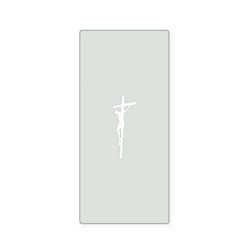 Crucifix 2 Reusable Mylar Stencil, 10 mil Plastic Paint Stencil for Crafts and Decor