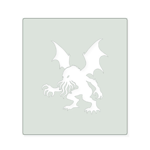 Cthulhu Reusable Mylar Stencil, 10 mil Plastic Paint Stencil for Crafts and Decor