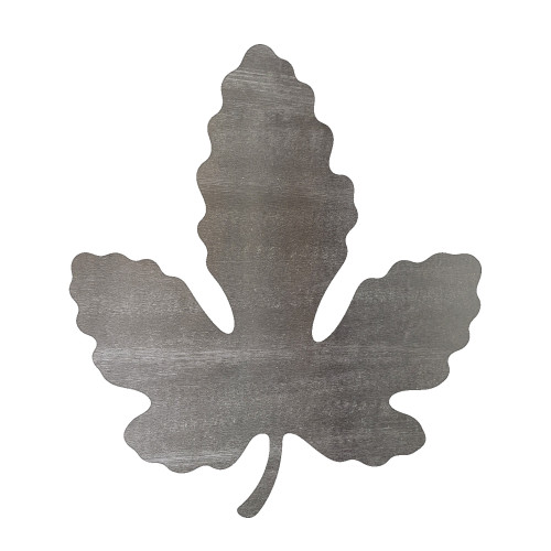 Fig Leaf Steel Cutout Shape, Raw Metal Wall Art and Craft Supply