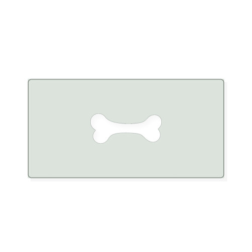 Dog Bone 3 Reusable Mylar Stencil, 10 mil Plastic Paint Stencil for Crafts and Decor