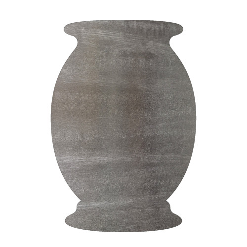 Fish Bowl Steel Cutout Shape, Raw Metal Wall Art and Craft Supply