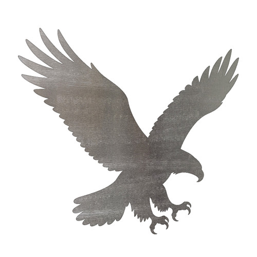 Flying Eagle 3 Steel Cutout Shape, Raw Metal Wall Art and Craft Supply