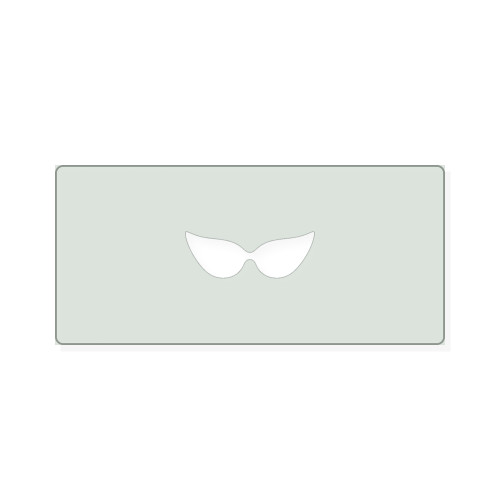 Eye Mask Reusable Mylar Stencil, 10 mil Plastic Paint Stencil for Crafts and Decor