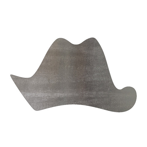 George Washington Hat Steel Cutout Shape, Raw Metal Wall Art and Craft Supply