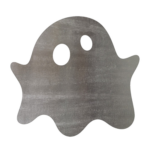 Ghost 1 Steel Cutout Shape, Raw Metal Wall Art and Craft Supply