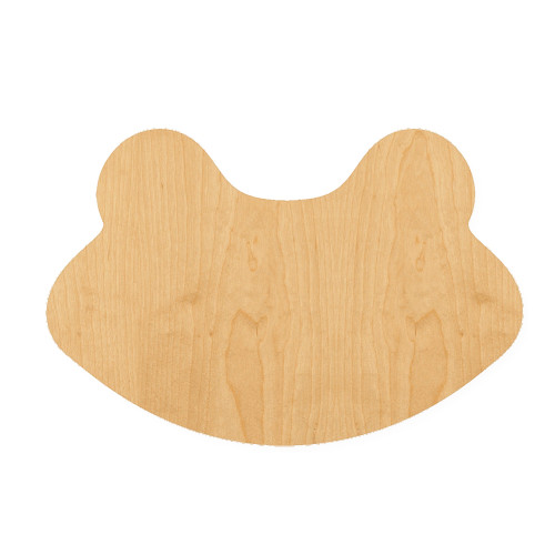 Frog Head Wood Cutout for Crafts, Unfinished Baltic Birch Craft Shape