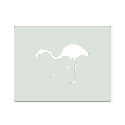 Flamingo 1 Reusable Mylar Stencil, 10 mil Plastic Paint Stencil for Crafts and Decor