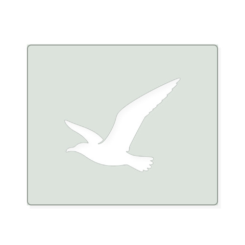 Flying Seagull Reusable Mylar Stencil, 10 mil Plastic Paint Stencil for Crafts and Decor