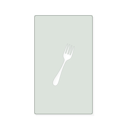 Fork Reusable Mylar Stencil, 10 mil Plastic Paint Stencil for Crafts and Decor