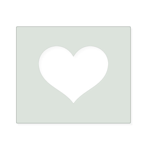 Heart 4 Reusable Mylar Stencil, 10 mil Plastic Paint Stencil for Crafts and Decor