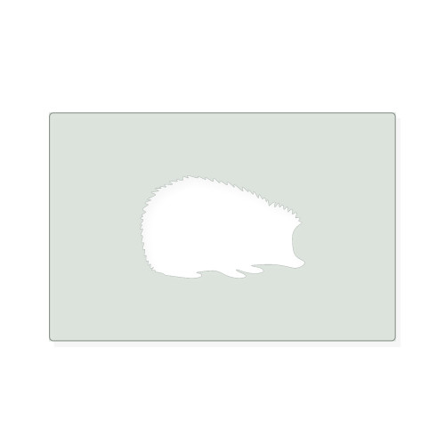 Hedgehog 3 Reusable Mylar Stencil, 10 mil Plastic Paint Stencil for Crafts and Decor