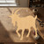 Goat 2 Wood Cutout for Crafts, Unfinished Baltic Birch Craft Shape