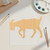 Goat 3 Wood Cutout for Crafts, Unfinished Baltic Birch Craft Shape