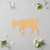 Goat 3 Wood Cutout for Crafts, Unfinished Baltic Birch Craft Shape