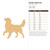 Golden Retriever Wood Cutout for Crafts, Unfinished Baltic Birch Craft Shape