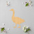Goose Wood Cutout for Crafts, Unfinished Baltic Birch Craft Shape