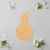 Gourd 2 Wood Cutout for Crafts, Unfinished Baltic Birch Craft Shape